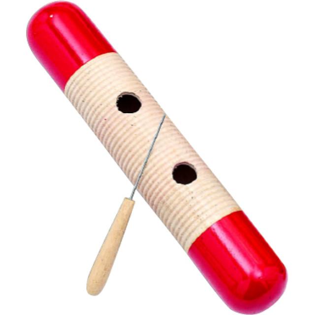 Guiro in legno misura grande con battente