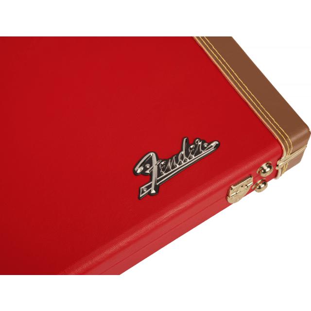 Astuccio Fender Classic Series Wood - Strat/Tele Fiesta Red