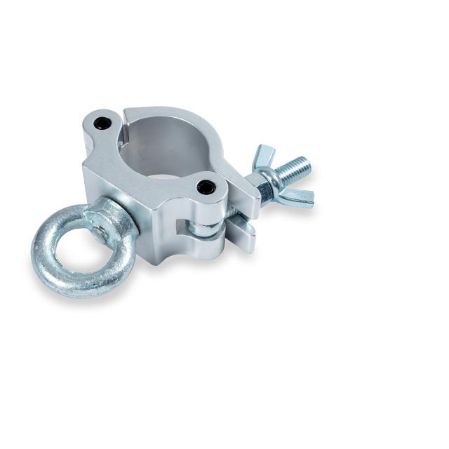 MORSETTO  IN ALLUMINIO CON ANELLO DA 41-53 MM 500 KG