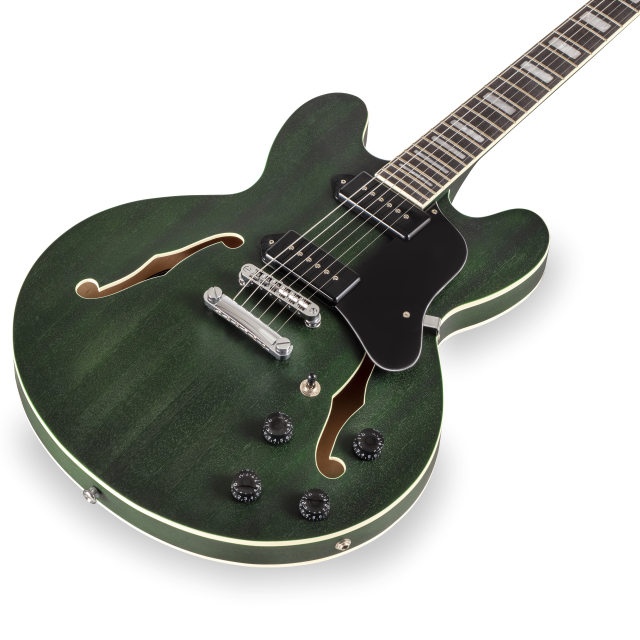 Double cutaway semi-acoustic guitar w/Single coils