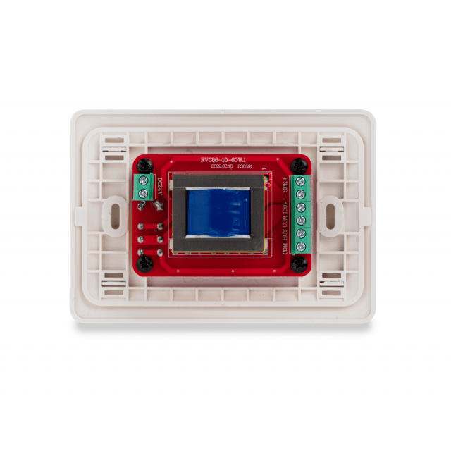 Attenuatore di volume da 30W per diffusori a 70-100V, 11 posizioni + Off, con linea aux. e comando di allarme a 24V