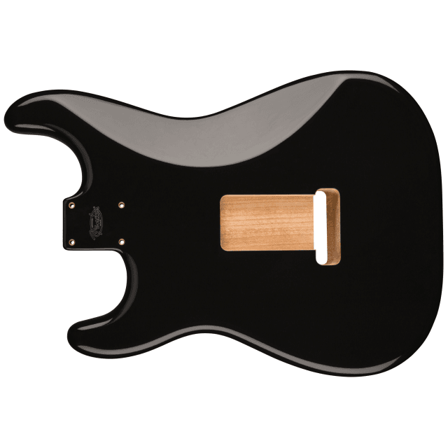 Copro Stratocaster® SSS in ontano Classic Series 60's, Black