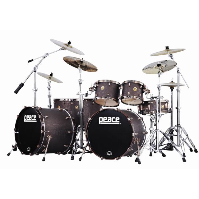Drum Set 5 pcs in Acero Nord Americano con finiture laccate speciali