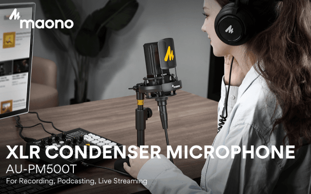 Maono AU-PM500 Professional large Diaphgram Microphone