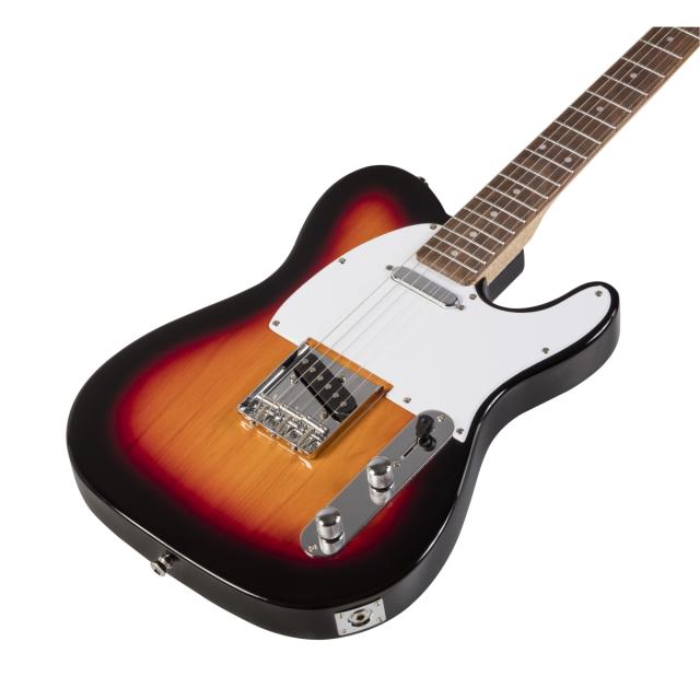 Cutaway electric guitar with 1 single coil and 1 lipstick pickup