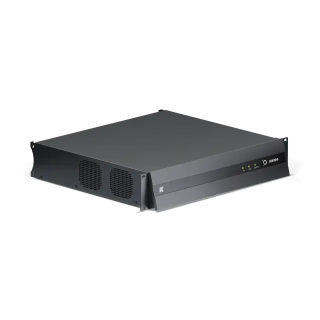 4x2500W @ 4 Ohm Class-D Amplifier, Integrated DSP, 2x2 Dante Channels Enabled