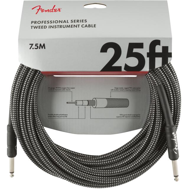 Cavo per strumenti serie Professional 25' Gray Tweed