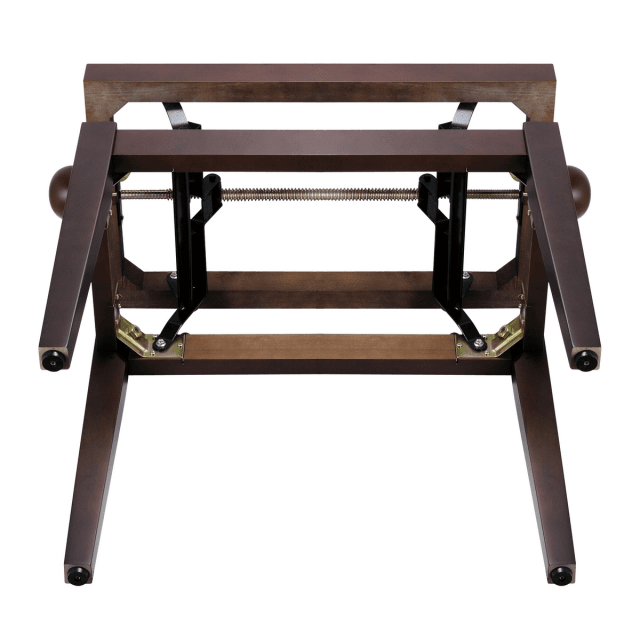 Adjustable satin finish piano bench