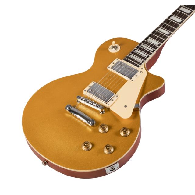 Chitarra elettrica cutaway arch top con 2 humbucker e manico set-in