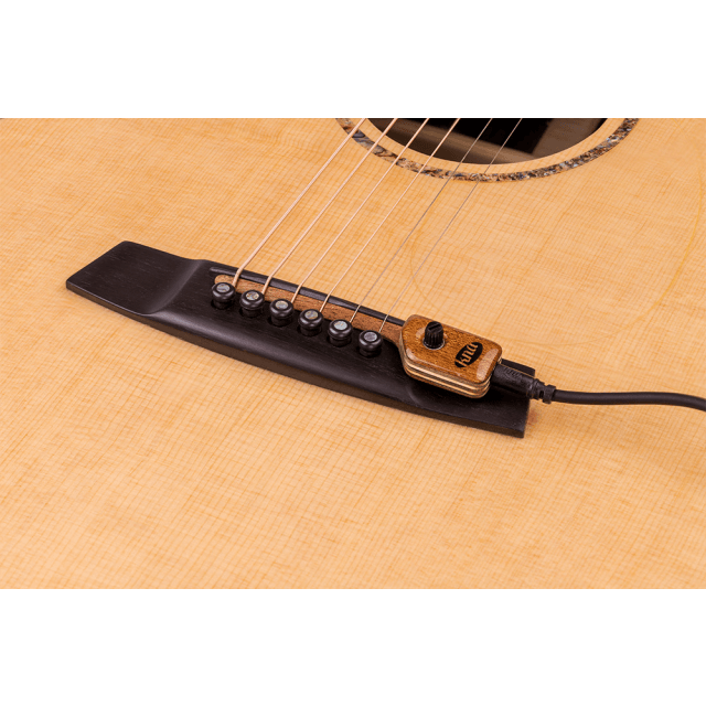 SG-2 Portable piezo pickup with volume control for steel-string guitar