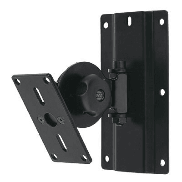 Orientable Wall Speaker Stand, Color Blackwith Rotatable Plate