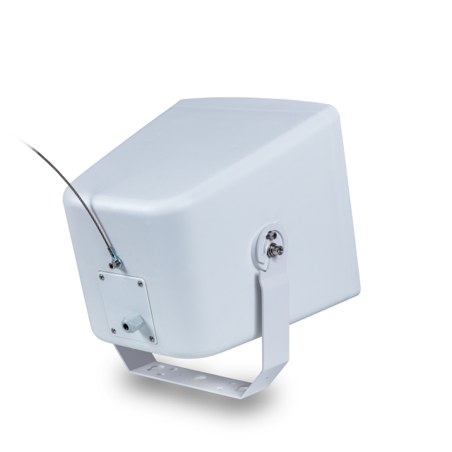 Proiettore Sonoro 2-Vie ad Alta Potenza da 8" per esterni (Bianco)