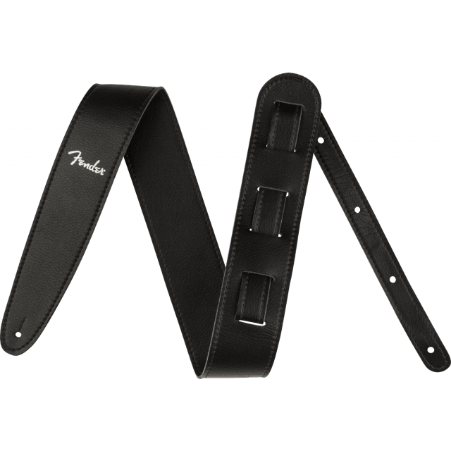 Strap Fender Vegan Leather, Black, 2.5"