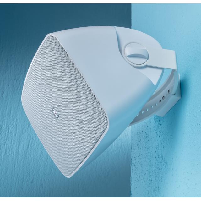 Coppia di Diffusori 6.5" Passivi 2-Vie a Parete da Esterno, Bianco