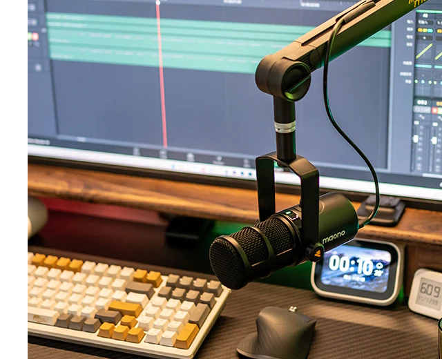 Maono PD400X - Microfono dinamico professionale XLR/USB