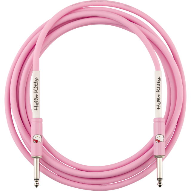 Cavo per strumenti Fender® x Hello Kitty® 18.6' , Pink