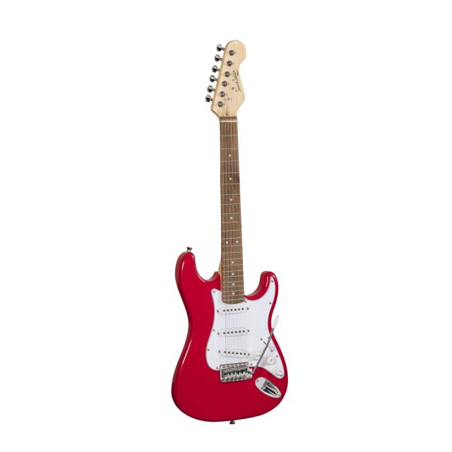 3/4 double cutaway electric guitar with 3 single coils