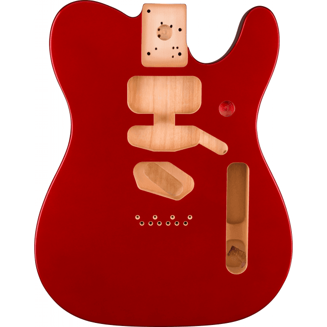 Deluxe Series Telecaster® SSH Alder Body Modern Bridge Mount, Candy Apple Red