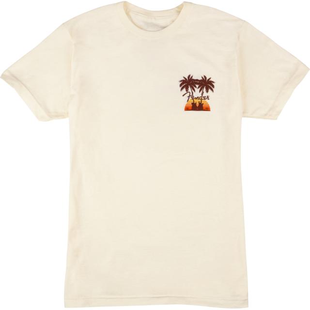 Fender Twin Palms T-Shirt, Tan S
