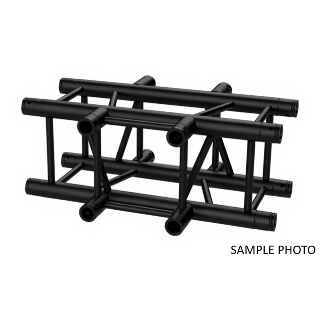 Angolo di Giunzione a Croce a 4 vie per Truss Quadrata con Lato da 29 cm Nero (29CXPB)