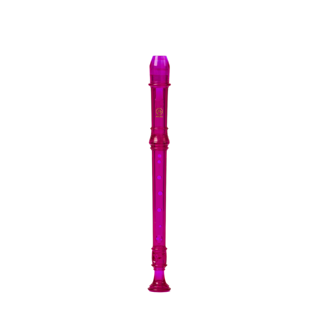 Flauto soprano in diteggiatura tedesca colore trasparent Plum