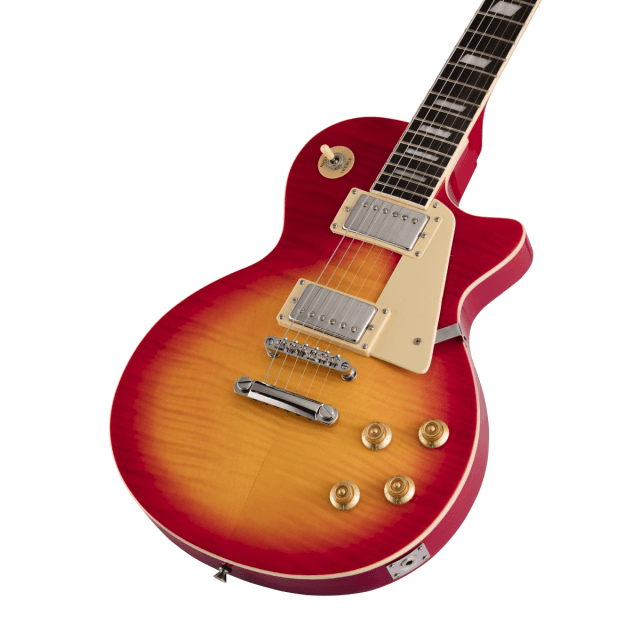 Arch top cutaway electric guitar with 2 humbuckers and set-in neck