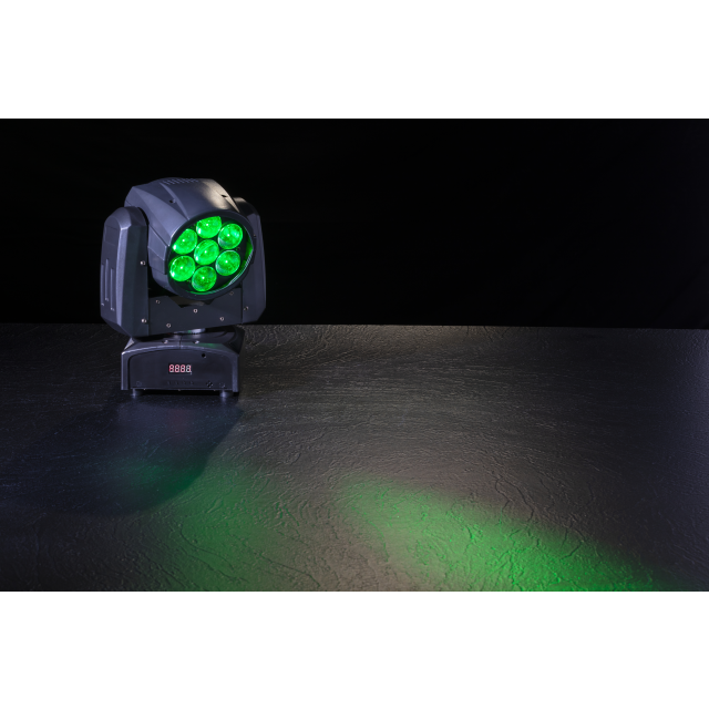 SOUNDSATION  LED WASH MOVING HEAD WITH ZOOM  MOOD 715Z WASH 7 X 15 W