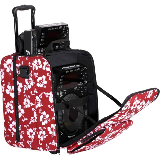 CD Trolley Premium Flower - rosso/nero