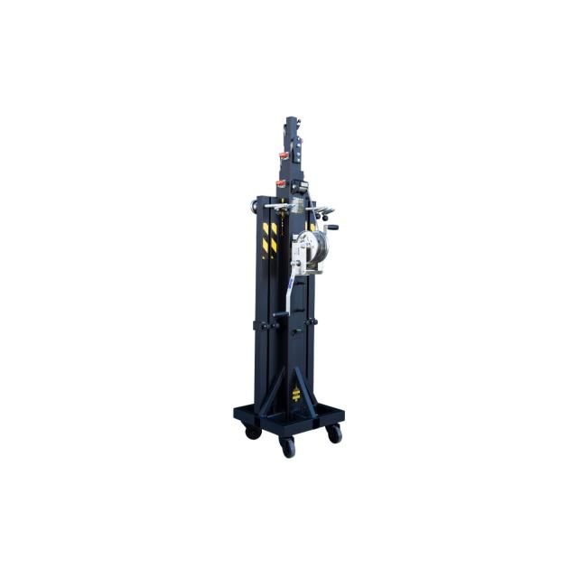 TORRE DI CARICO SUPERIORE ELEVATORE 6,4M. ALTEZZA.225 KG. NERO. DIN