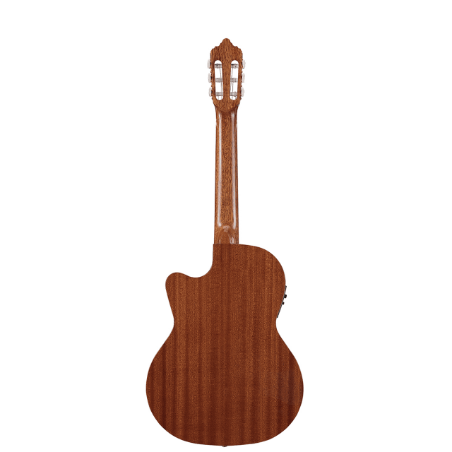 Chitarra classica con top cedro solido in finitura lucida -Vers. Cutaway amplificata (Made in Europe)