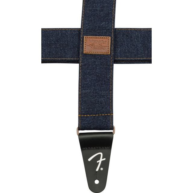 Tracolla in denim Fender® x Wrangler®, Dark Indigo