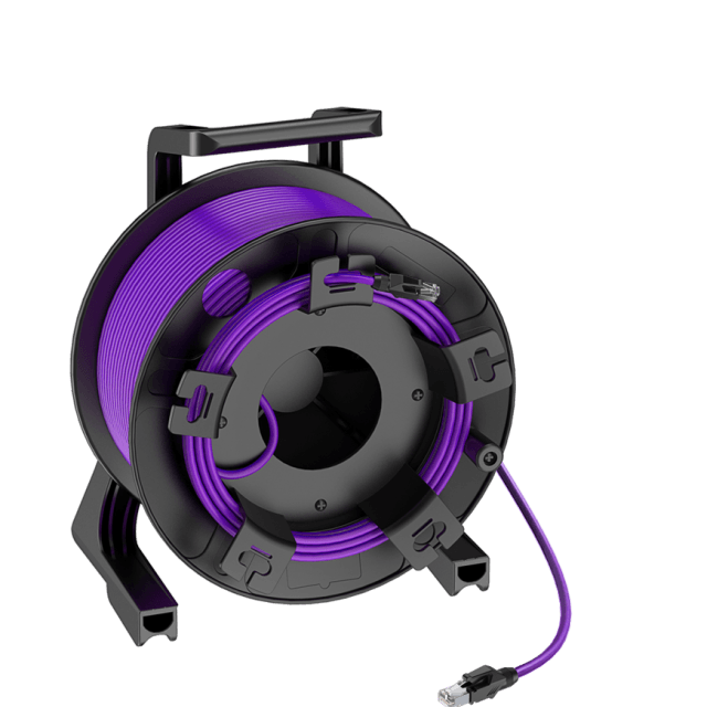 Bobina CAT5e con avvolgitore - 70 mt