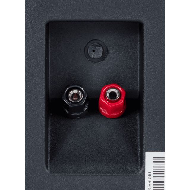 Wall-Mount 2-Way Active+Passive Speaker Set - Black