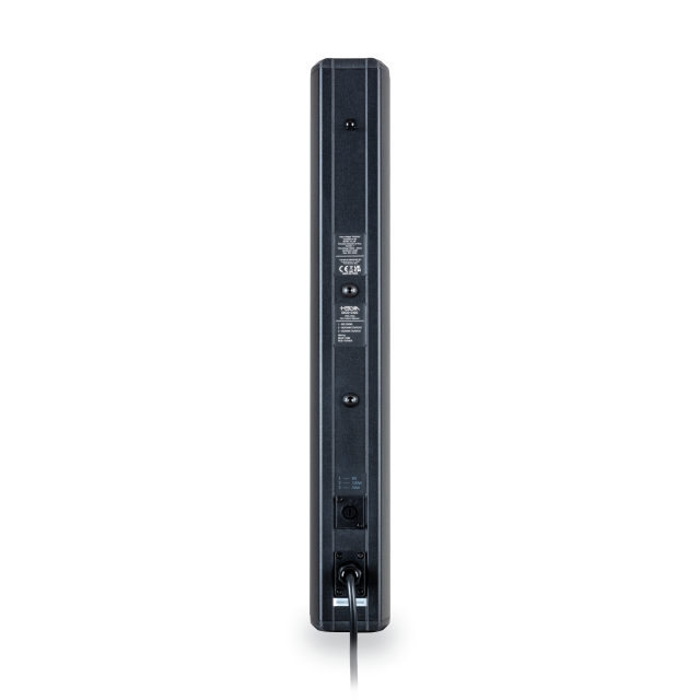 Diffusore a colonna sottile a 2 vie IP66 da 100 W, nero