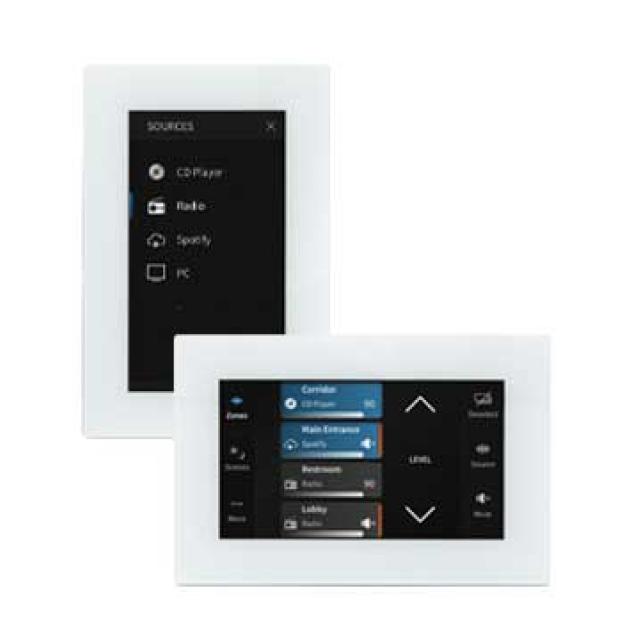 Wall-mounted touch screen