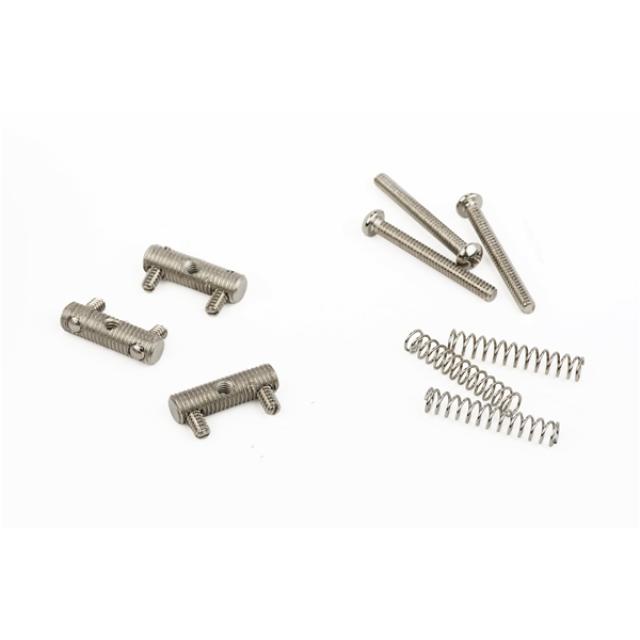 American Vintage Telecaster® Threaded Bridge Saddles, Nickel (3)