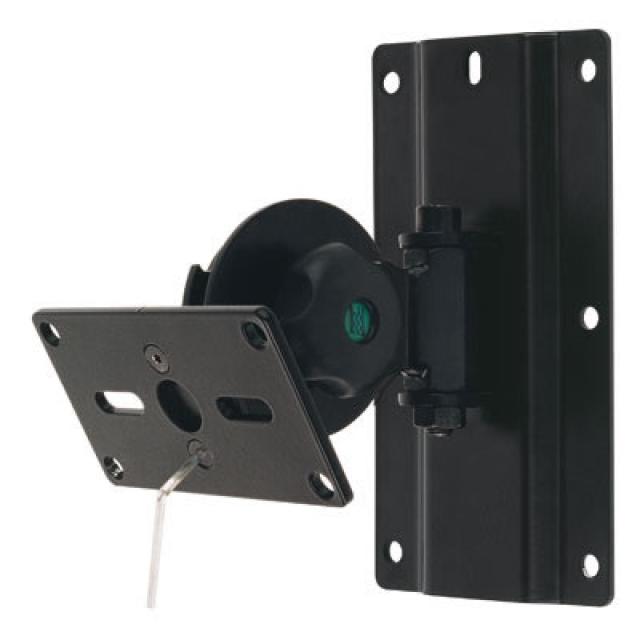 Orientable Wall Speaker Stand, Color Blackwith Rotatable Plate