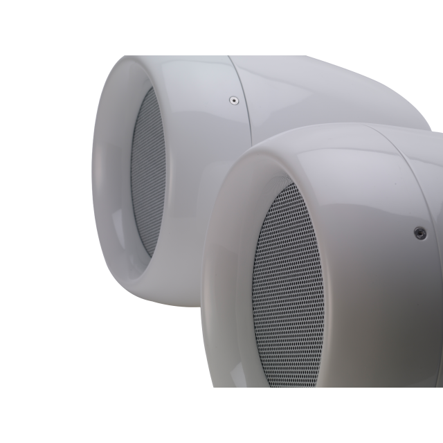Passive coaxial loudspeaker with double 10" drivers (white)