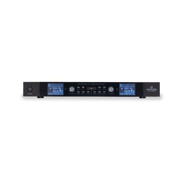 Sistema a Radiomicrofono Multicanale UHF True Diversity 630-660MHz con 1 Microfono gelato, 1 trasm. tascabile e 1 archetto