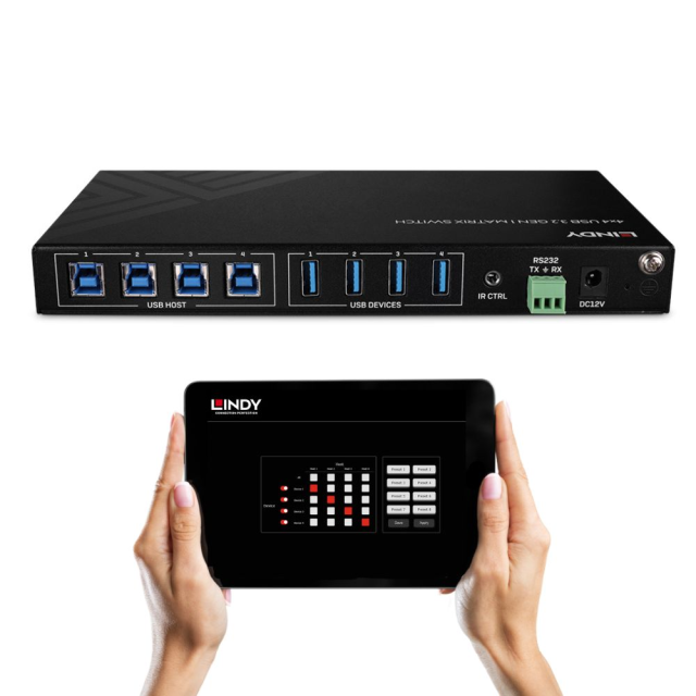 Switch Matrice USB 3.2 Gen 1, 4x4
