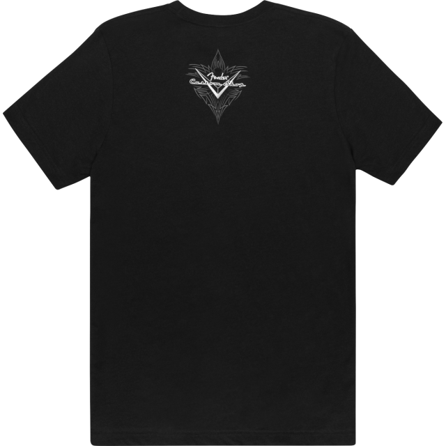 Fender® Custom Shop Pinstripe T-Shirt, Black, S