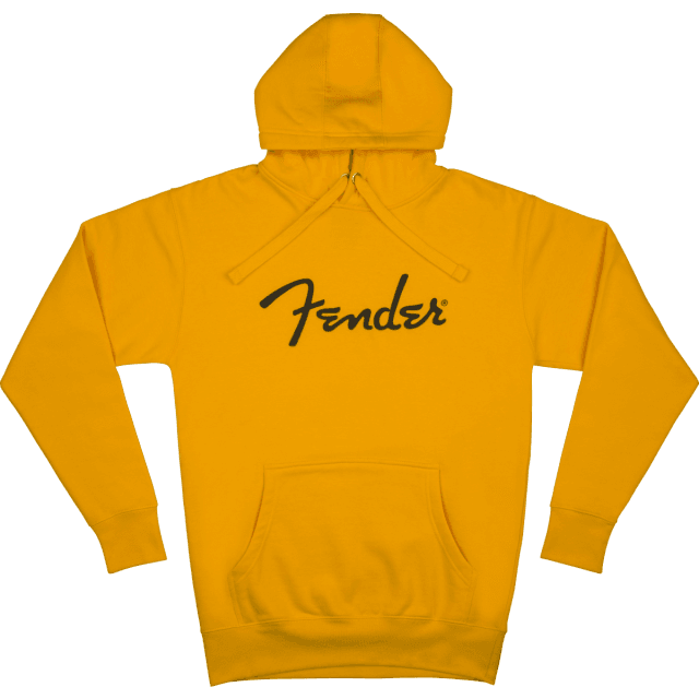 Fender® Spaghetti Logo Hoodie, Butterscotch Blonde, XL