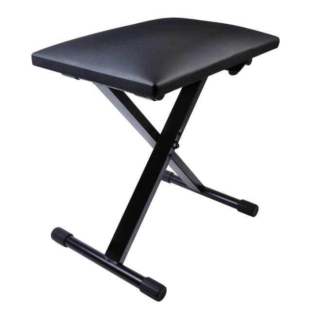 Adjustable metal piano bench