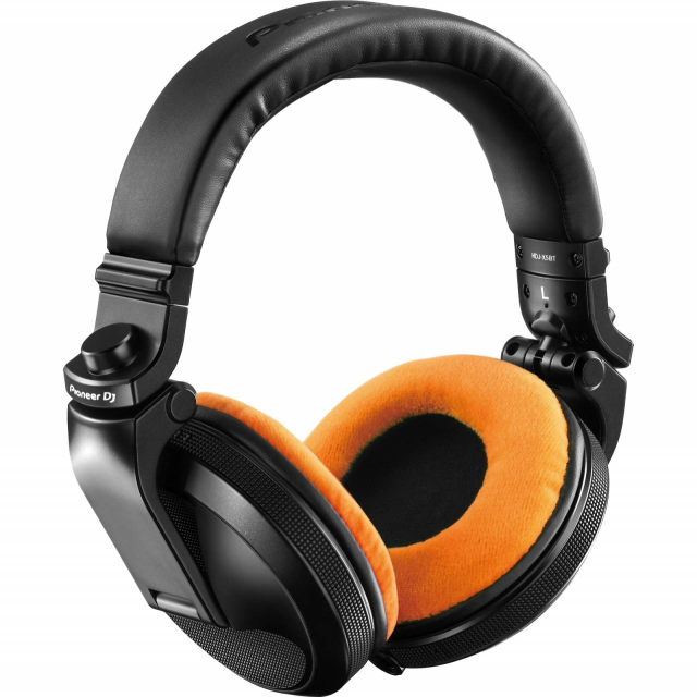 Earpad Set VELOUR for Pioneer HDJ-X - tangerine