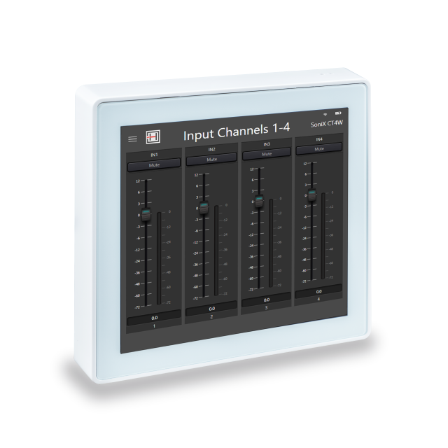 Pannello a parete con touch screen TFT da 4” (Grigio Chiaro)