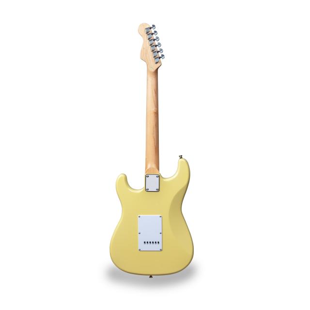 Double cutaway electric guitar with 2 single coils + splittable humbucker and self-locking tuners (Wilkinson equipped)