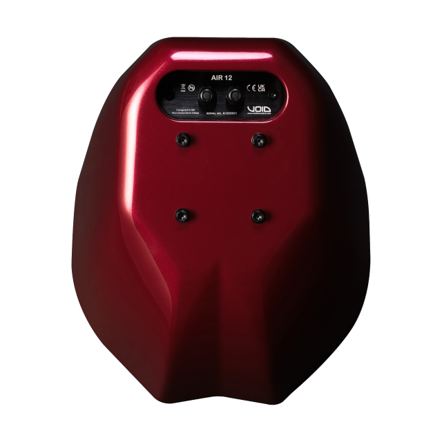 Diffusore Passivo da 12” a Due Vie con Guida d’Onda Coassiale e Cabinet in Vetroresina (colore Rosso)
