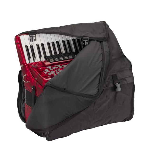 120 bass 4/5 key accordion red