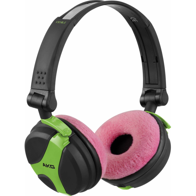Earpad Set TEDDYfor AKG K518 DJ & K518 LE - pink