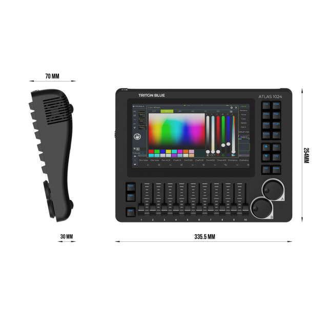 CONSOLE DMX TRITON BLUE ATLAS 1024